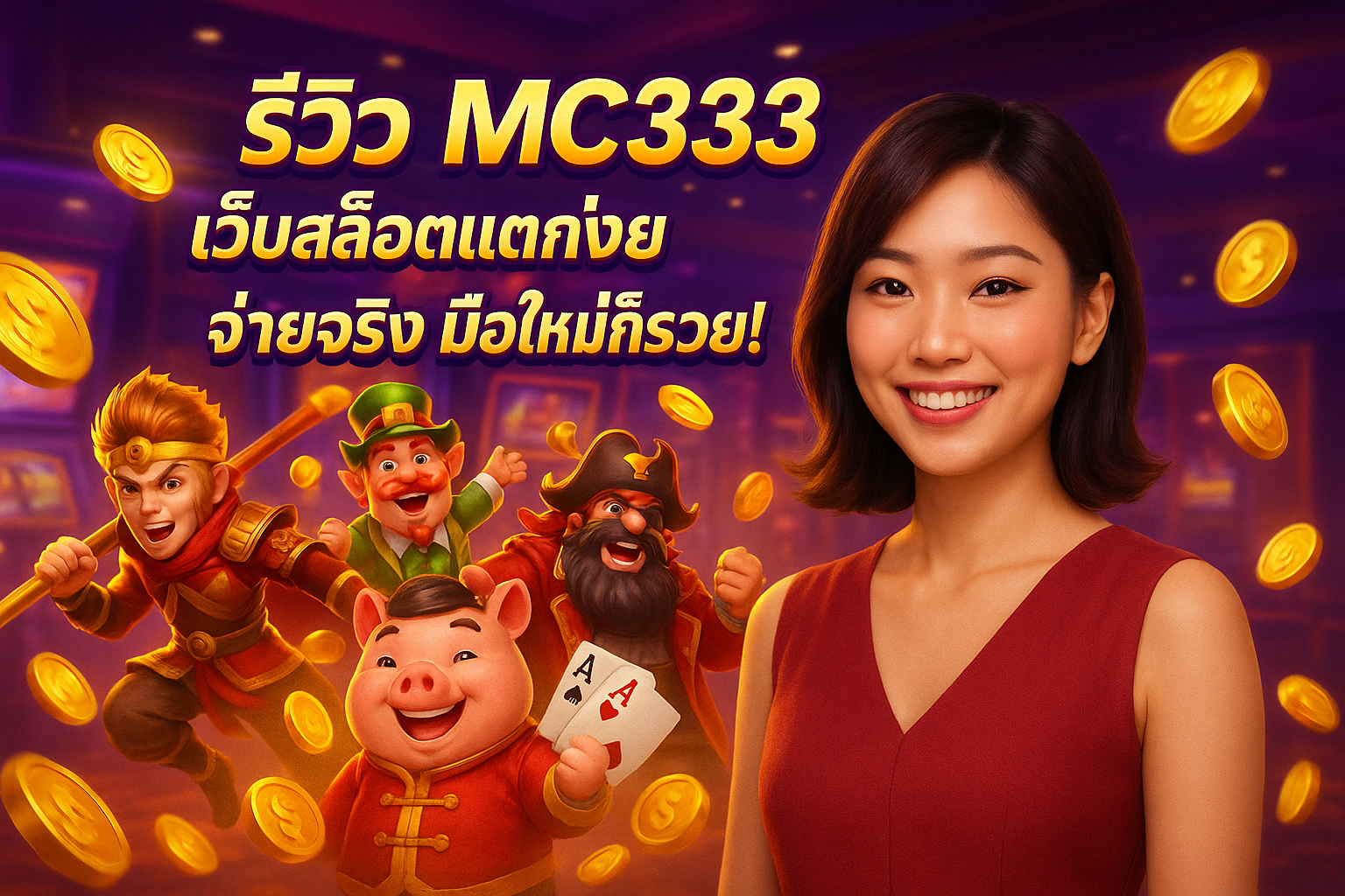 รีวิว MC333 เว็บสล็อตแตกง่าย จ่ายจริง มือใหม่ก็รวย!