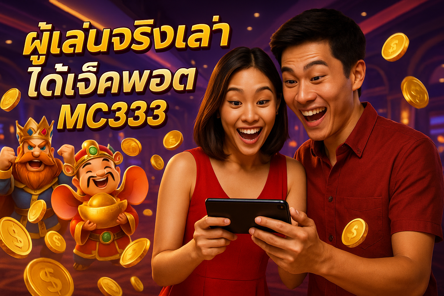 ผู้เล่นจริงเล่า ได้แจ็คพอต MC333 แทบช็อก!